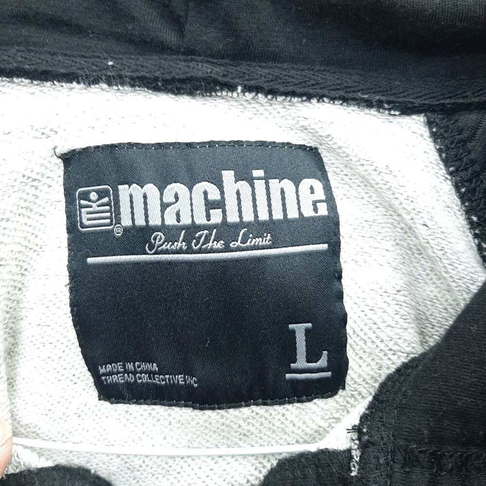 Machine Push The Limit Mens Large Gray & Black Ra… - image 3
